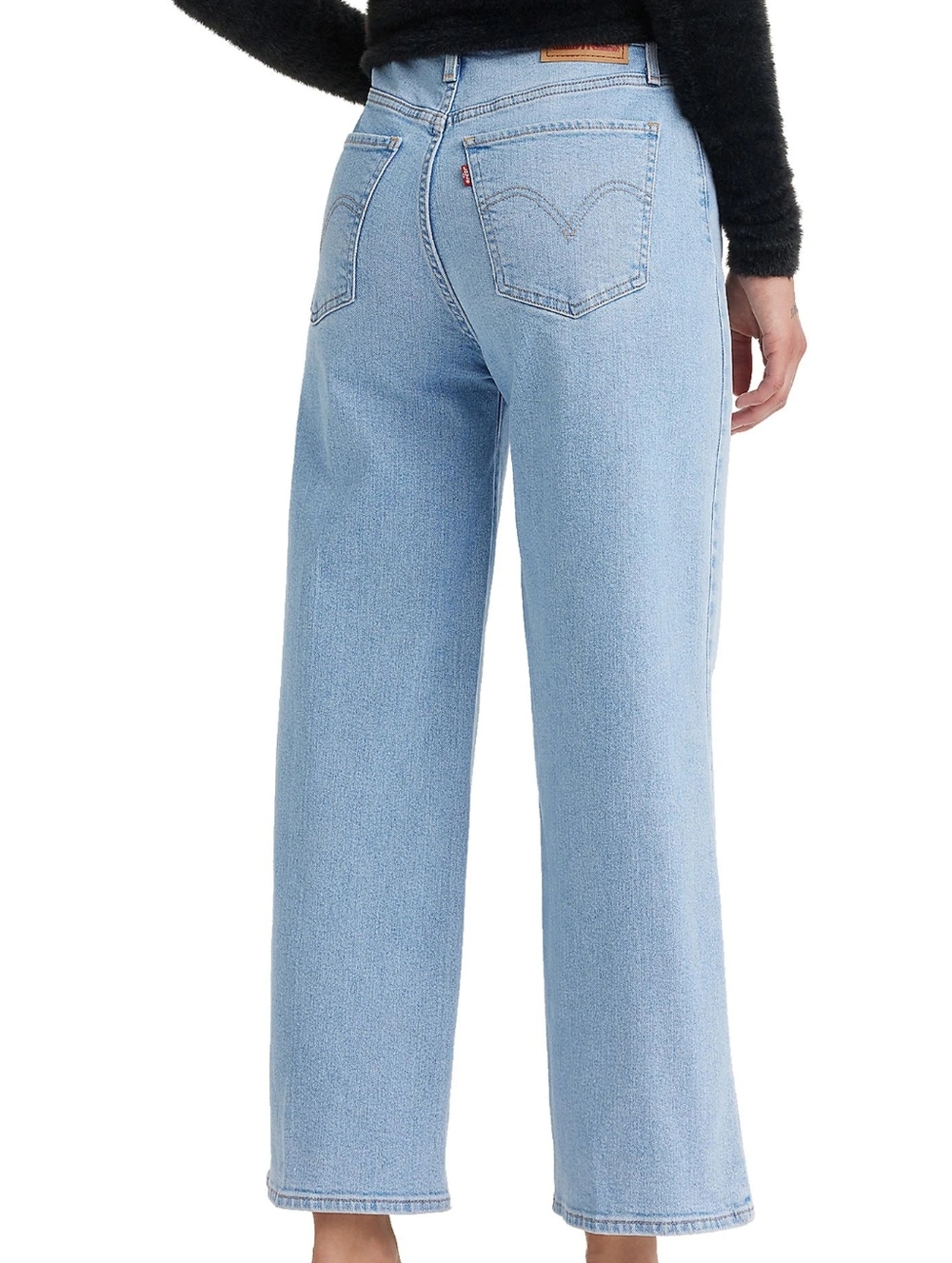Levi's Light Blue Wide-Leg High-Rise Jeans